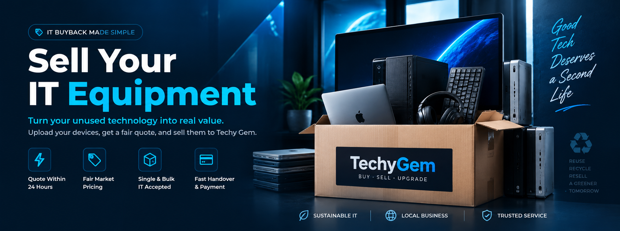 Sell Your IT Equipment to Techy Gem